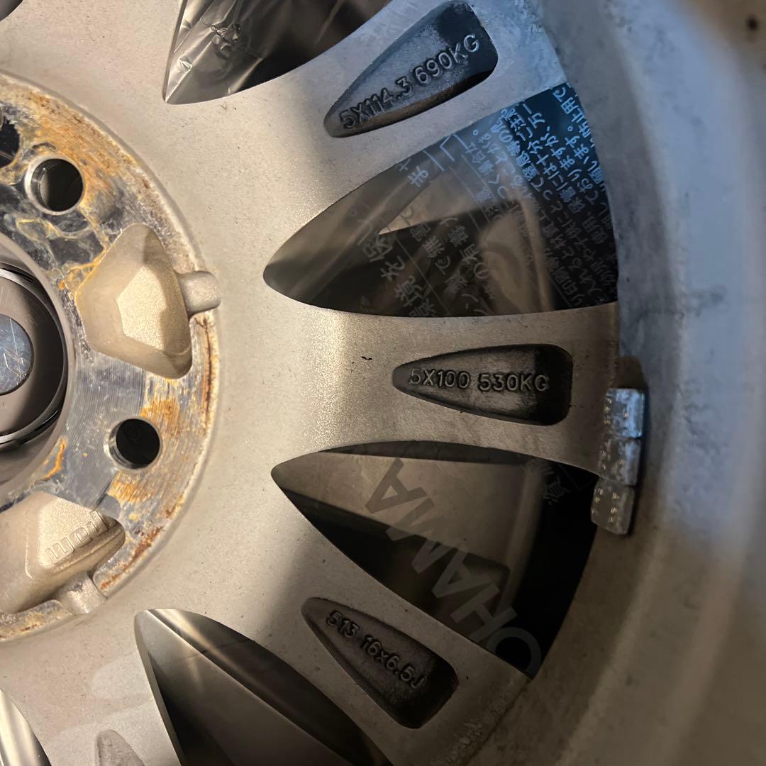 ブリヂストン スタッドレスタイヤ 215/65R16 ホイールセット美品