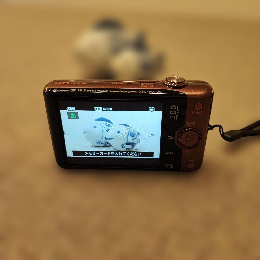 ソニー Cyber-Shot DSC-WX100 ブラウン コンデジ