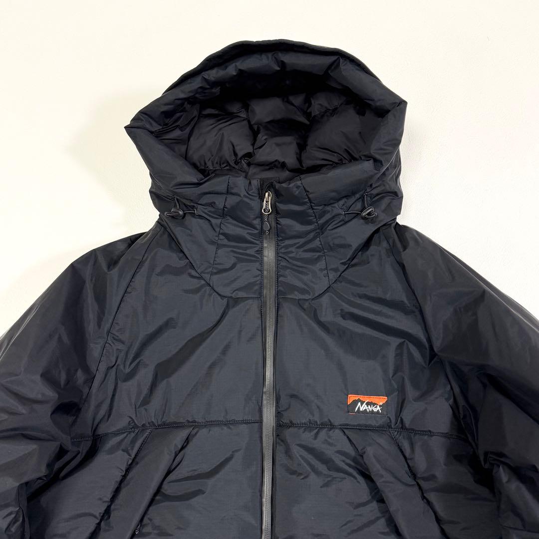 ナンガ イブキ ダウンジャケット アウター フード アウトドア ブラック XL