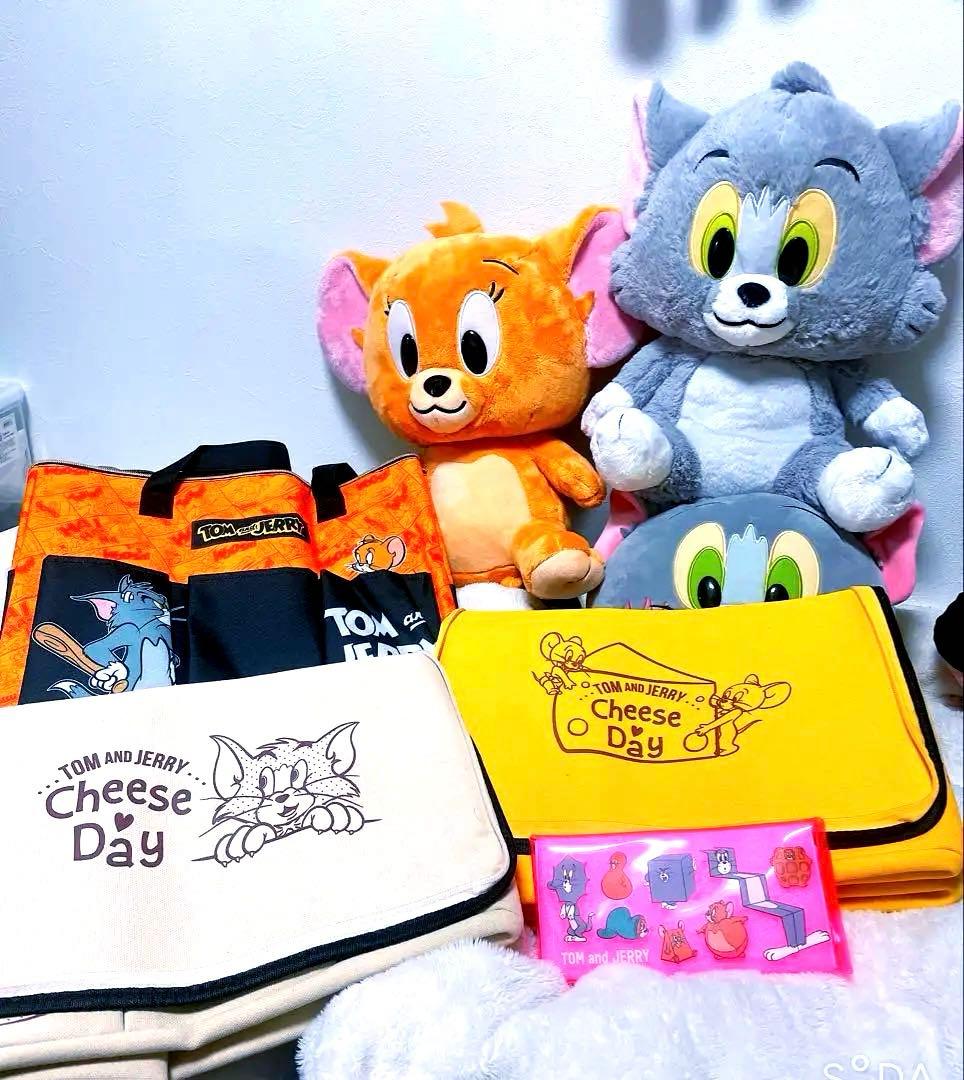 トムとジェリー ぬいぐるみ バッグ マルチケース　全7点セット