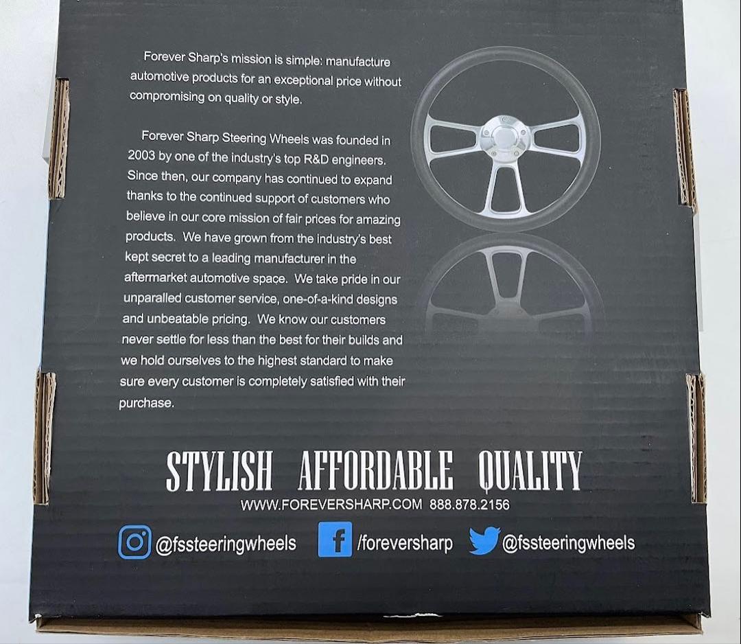 ★ 新品未使用★ フォーエバー シャープ 28cm ステアリング 11インチ