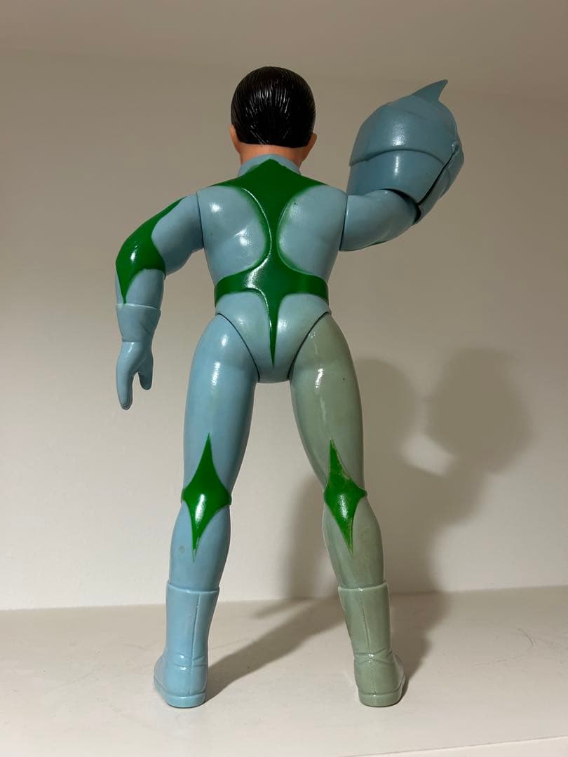 【特大30cm】　当時物　ミラーマン　ブルマァク　面トレ　メントレ　ソフビ