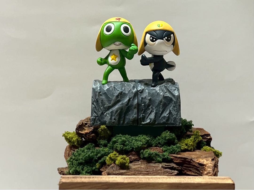 モンハンフィギュア　モンハンワイルズ　リオレウス ガンプラナイトガンダムジオラマ