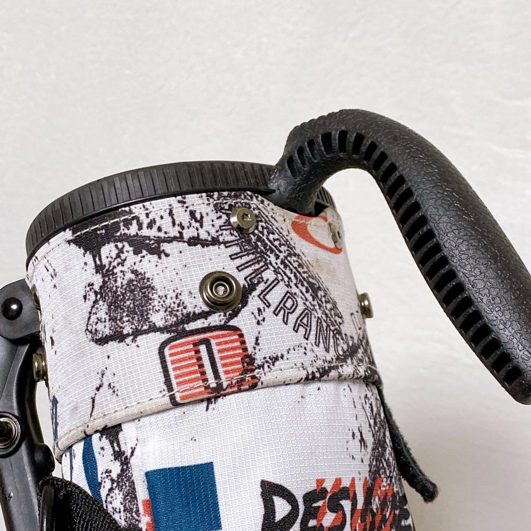 希少　オークリー　スタンド式クラブケース　総柄　白　セルフスタンドクラブケース