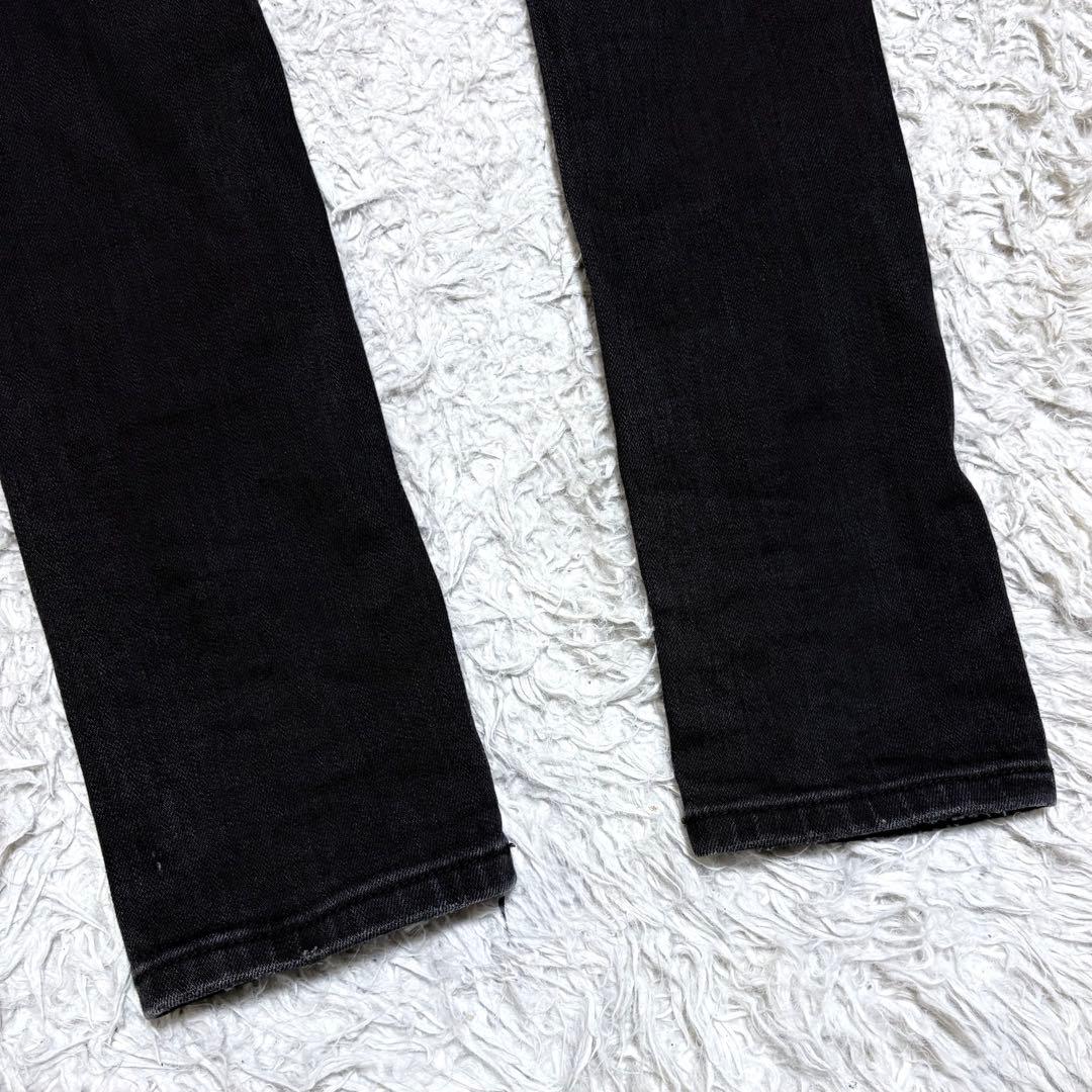 【極美品】mnmlミニマル　ダメージ加工スキニーデニムジーンズ　バンダナ　w30