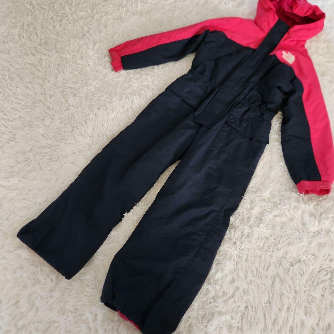 ザ ノースフェイス ジャンプスーツ スノーウエア ネイビー ピンク 130