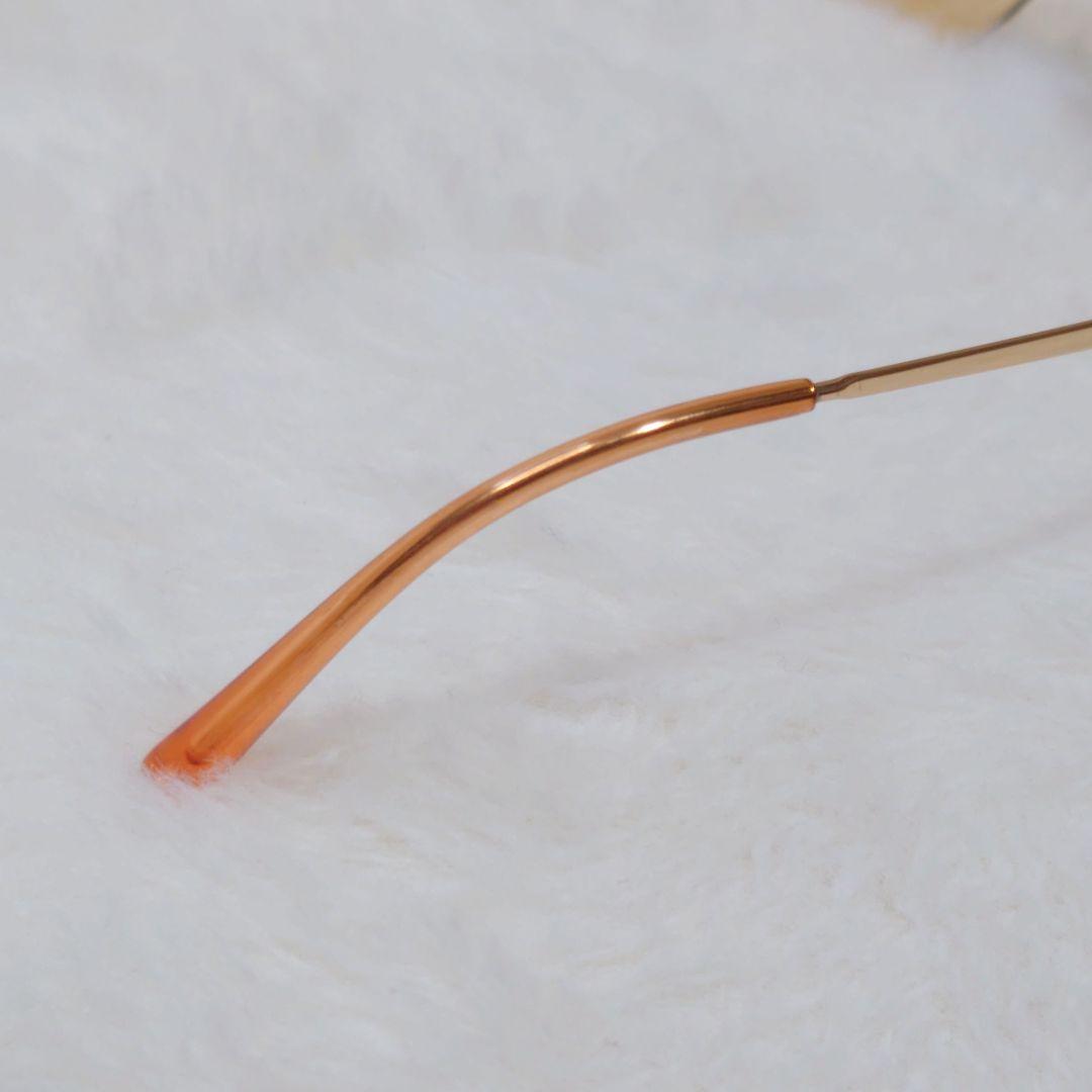 ✨美品✨CHANEL サングラス 4017-D オレンジ ココマーク リムレス