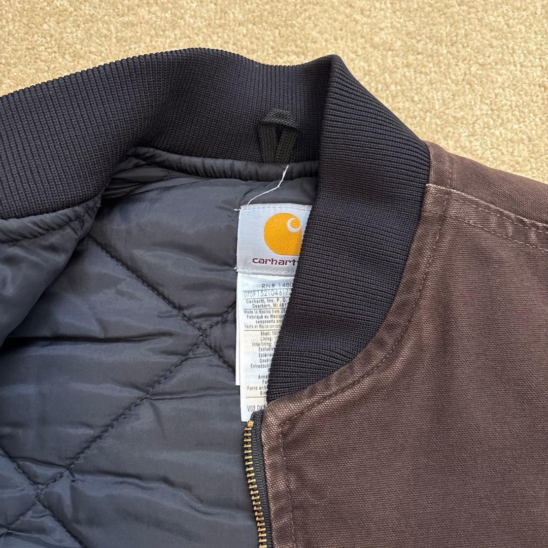 Carhartt ダックベスト ブラウン Mサイズ