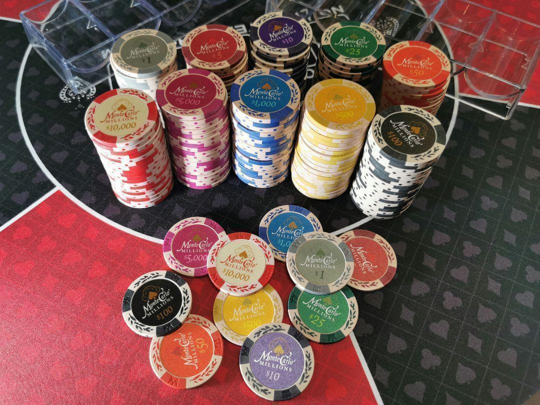 Hirudo様特注セット☆200枚☆モンテカルロ・ミリオンズ☆ポーカーチップ