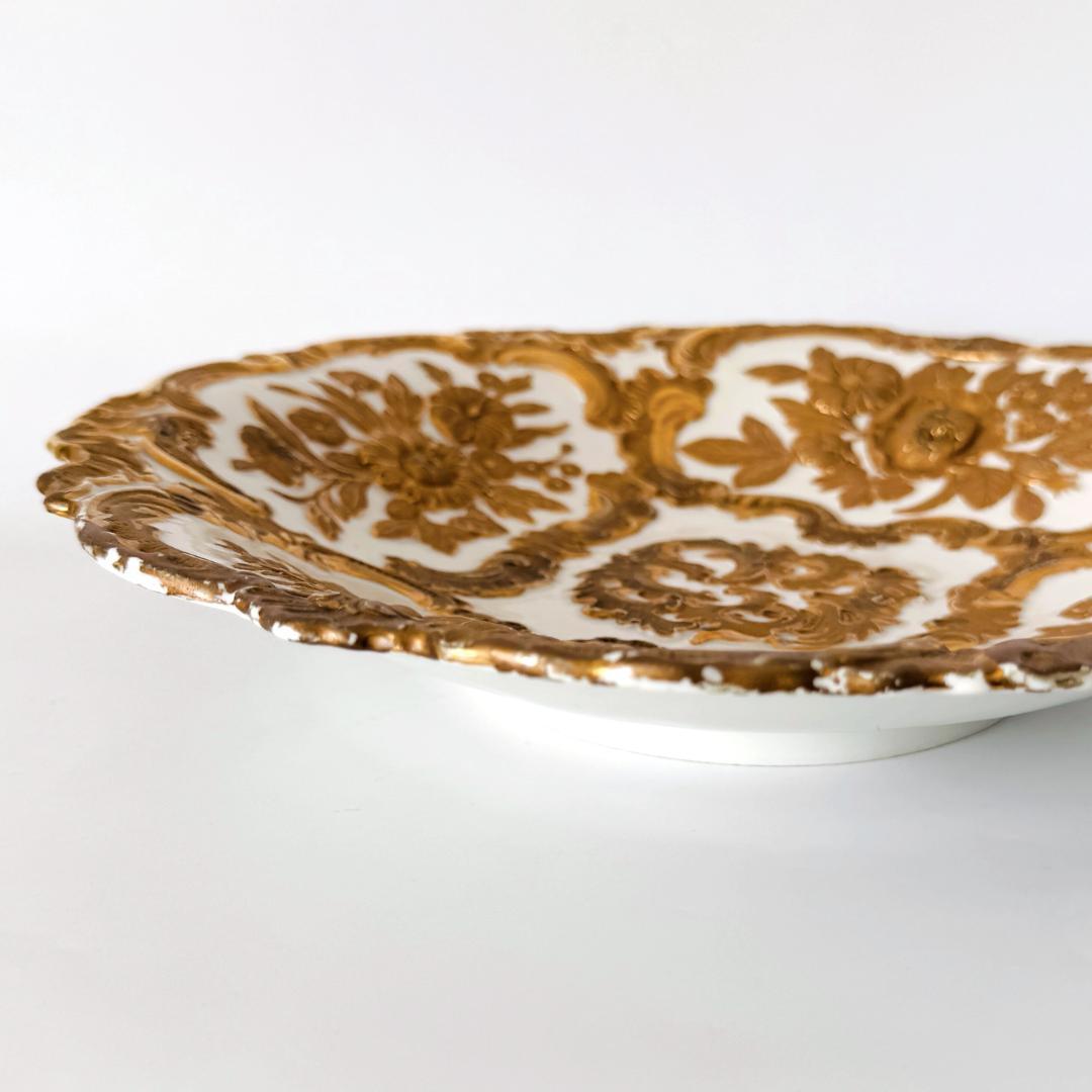 ★マイセン★1級品 プレート ゴールドグランツ バラ 28cm　プレート