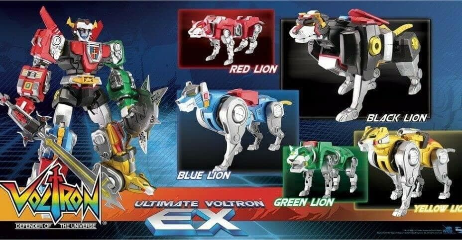 ■ゴライオン40ｃｍ変形合体アルティメット・ヴォルトロンEX　トイナミ新品海外製