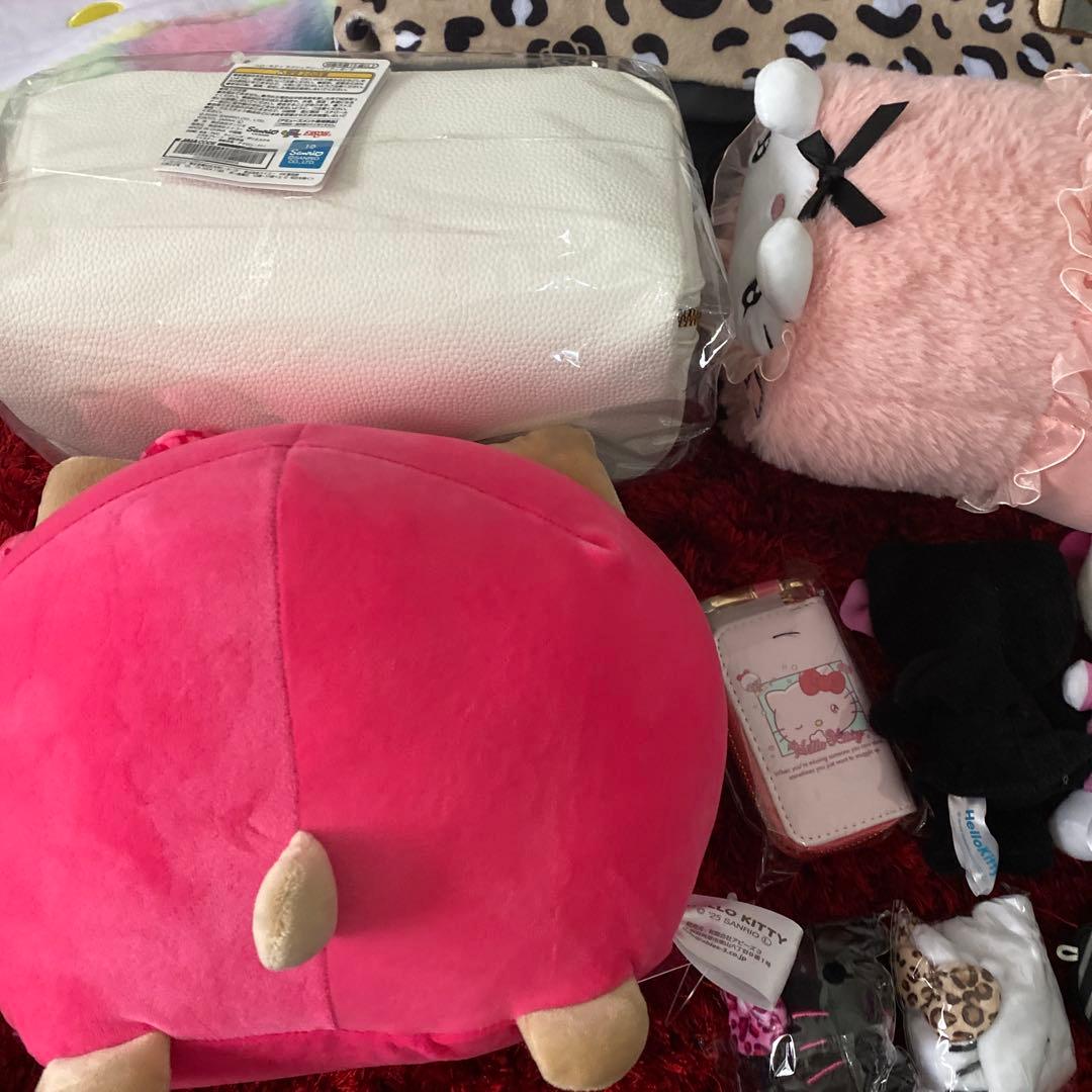 サンリオ　キティ　ギャル　ヒョウ柄　キーケース　ぬいぐるみ　バッグ　保冷バッグ
