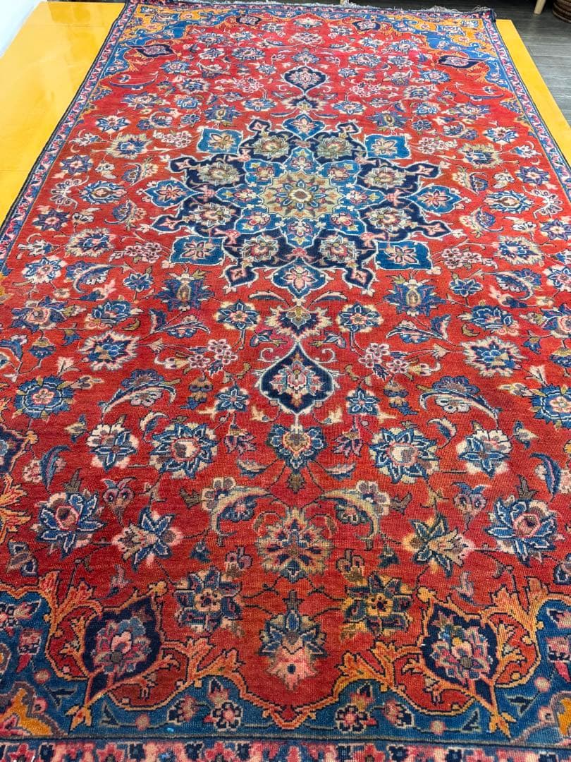 ペルシャ アンティーク 手作り マシュハド 絨毯