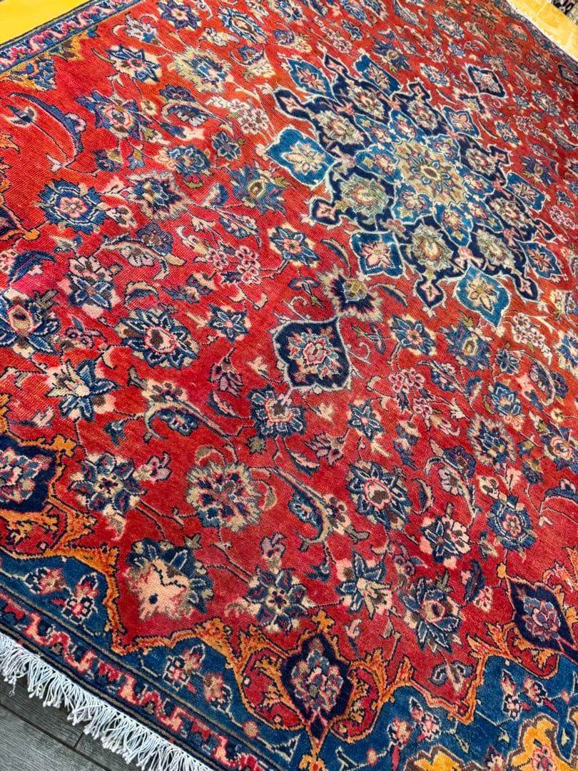 ペルシャ アンティーク 手作り マシュハド 絨毯