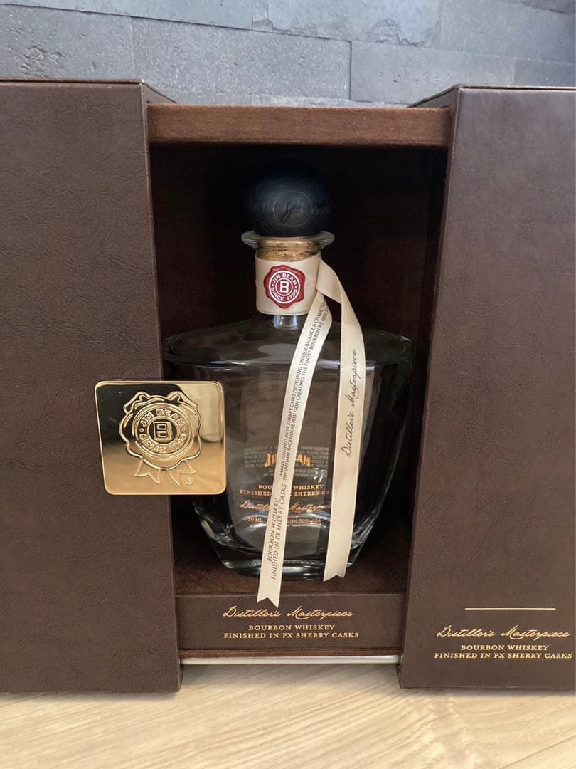 ジムビーム ディスティラーズ マスターピース750ml 空き瓶 箱付き