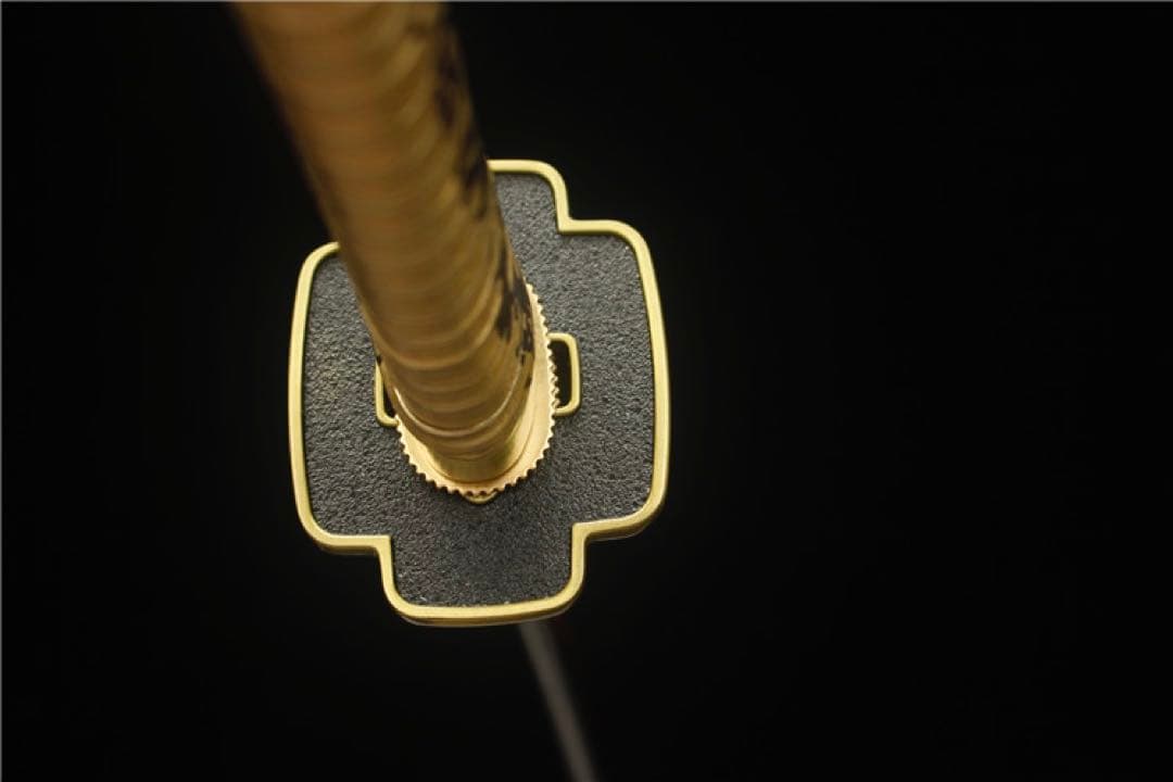 鬼滅の刃 継国縁一 日輪刀 皮革柄巻 双目釘 日本刀 模造刀 武具 舞踊刀