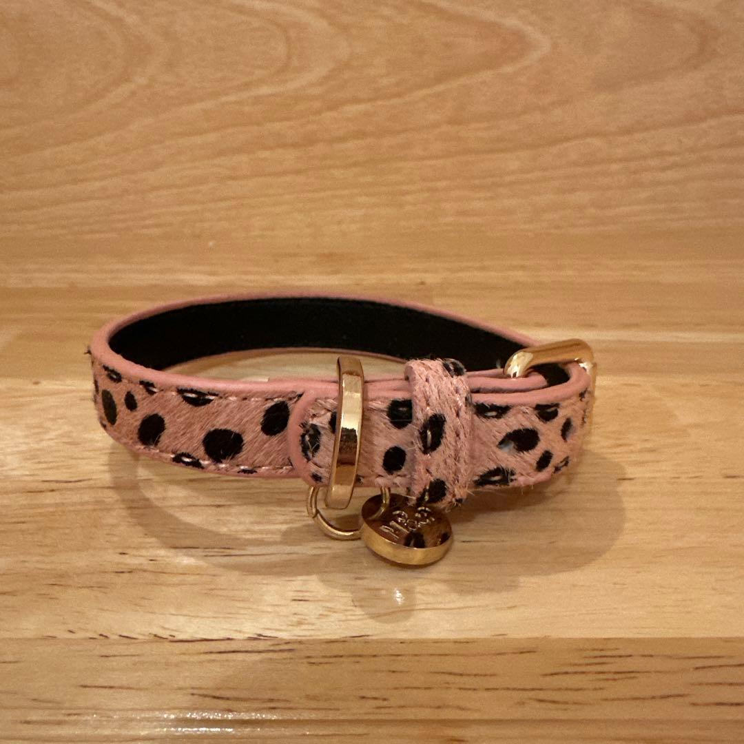 MILK&PEPPER ピンク Guepard Collar 30x1,5cm