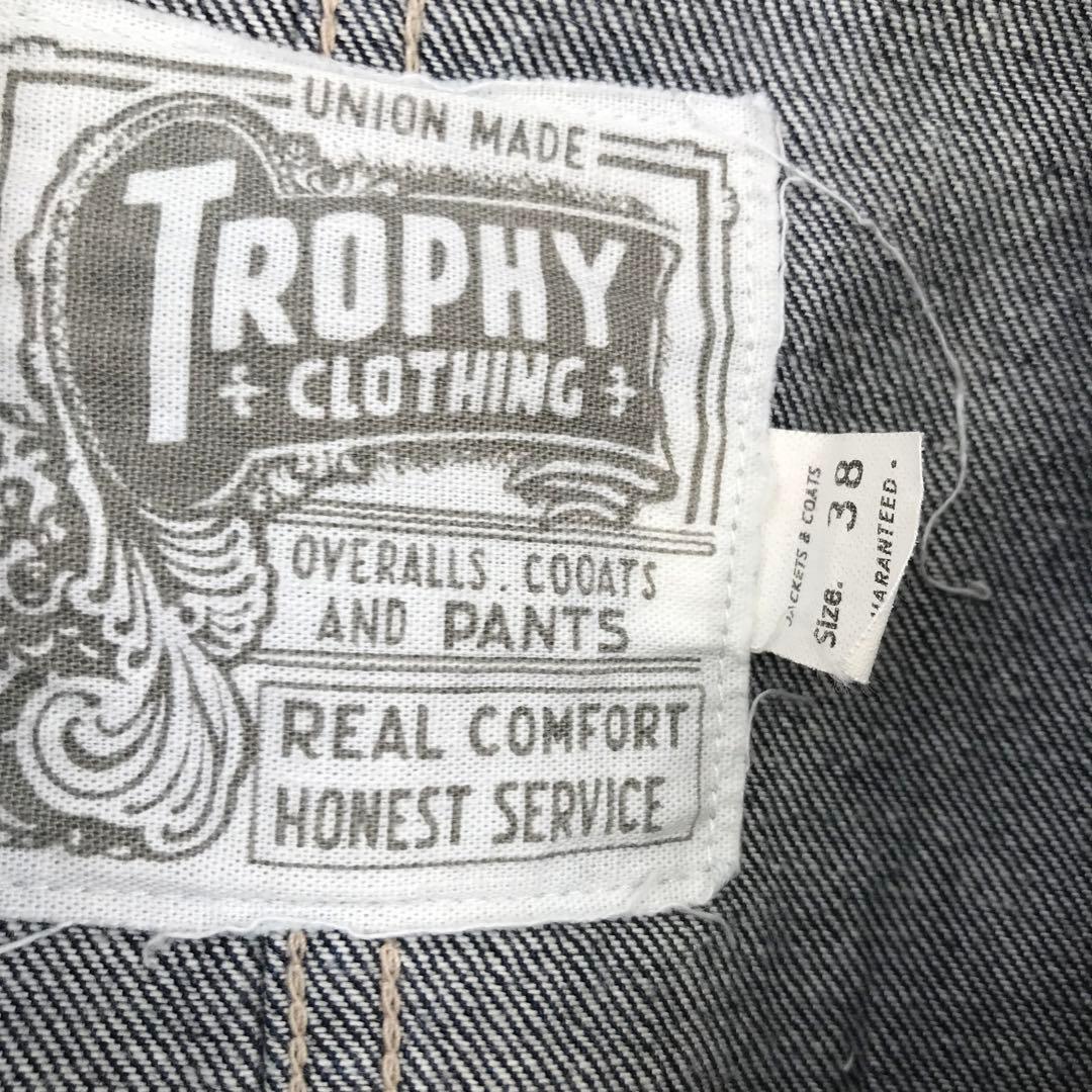 トロフィークロージング　オールインワン　つなぎ　38　インディゴ