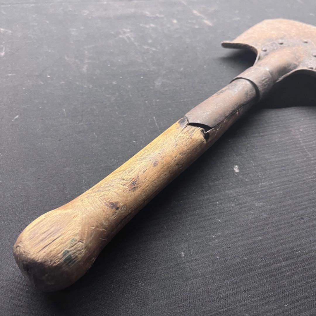 ▽Fc右1012 希少 ドイツ軍 実物 ストレートスコップ