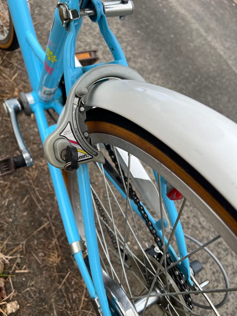 名古屋市内お届け無料手渡し希望2インチ子供用自転車 青と白 前カゴ付き