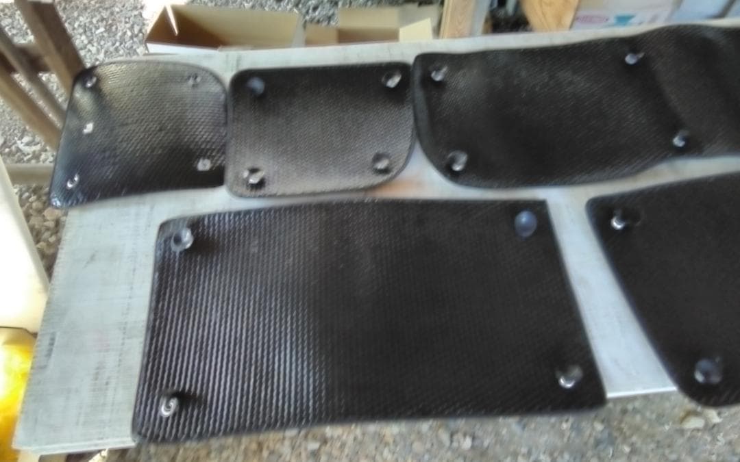 スズキエブリイ用遮光パット、フロントメッシュ