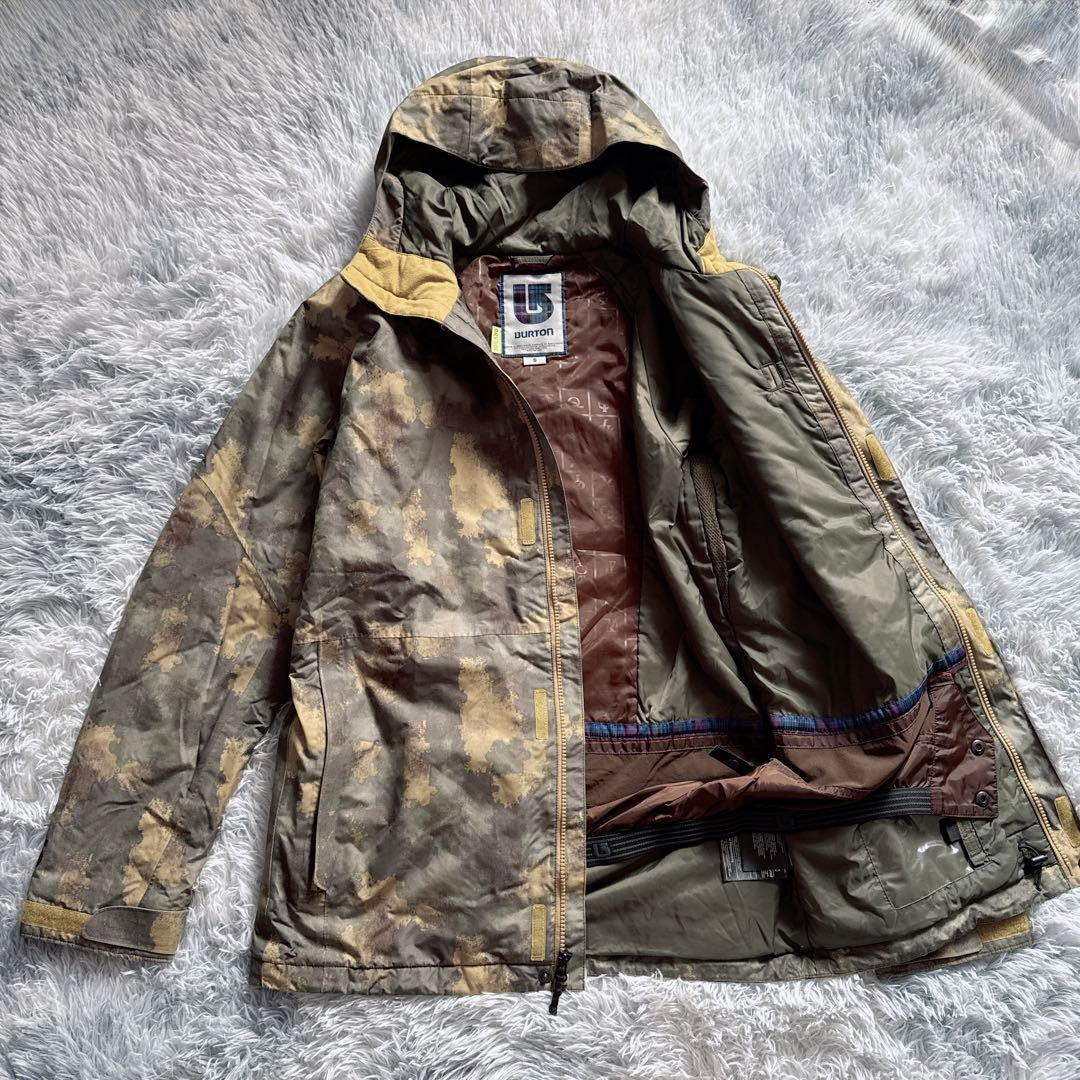 Burtonバートンスキーウェアスノーボードジャケットパーカーセット S 迷彩