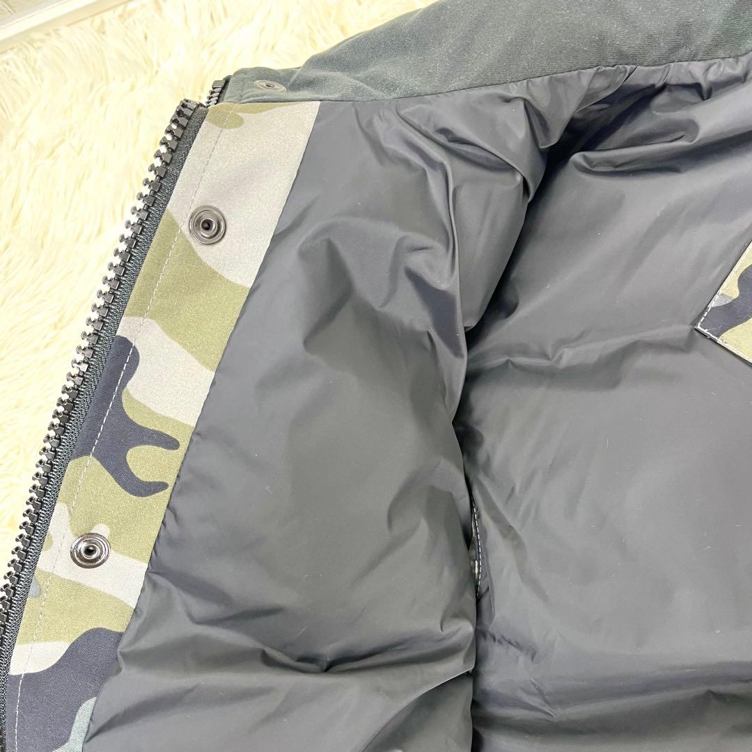 【激レア/美品】カナダグース ギャルソンベスト カモ柄 ミリタリー 迷彩 S