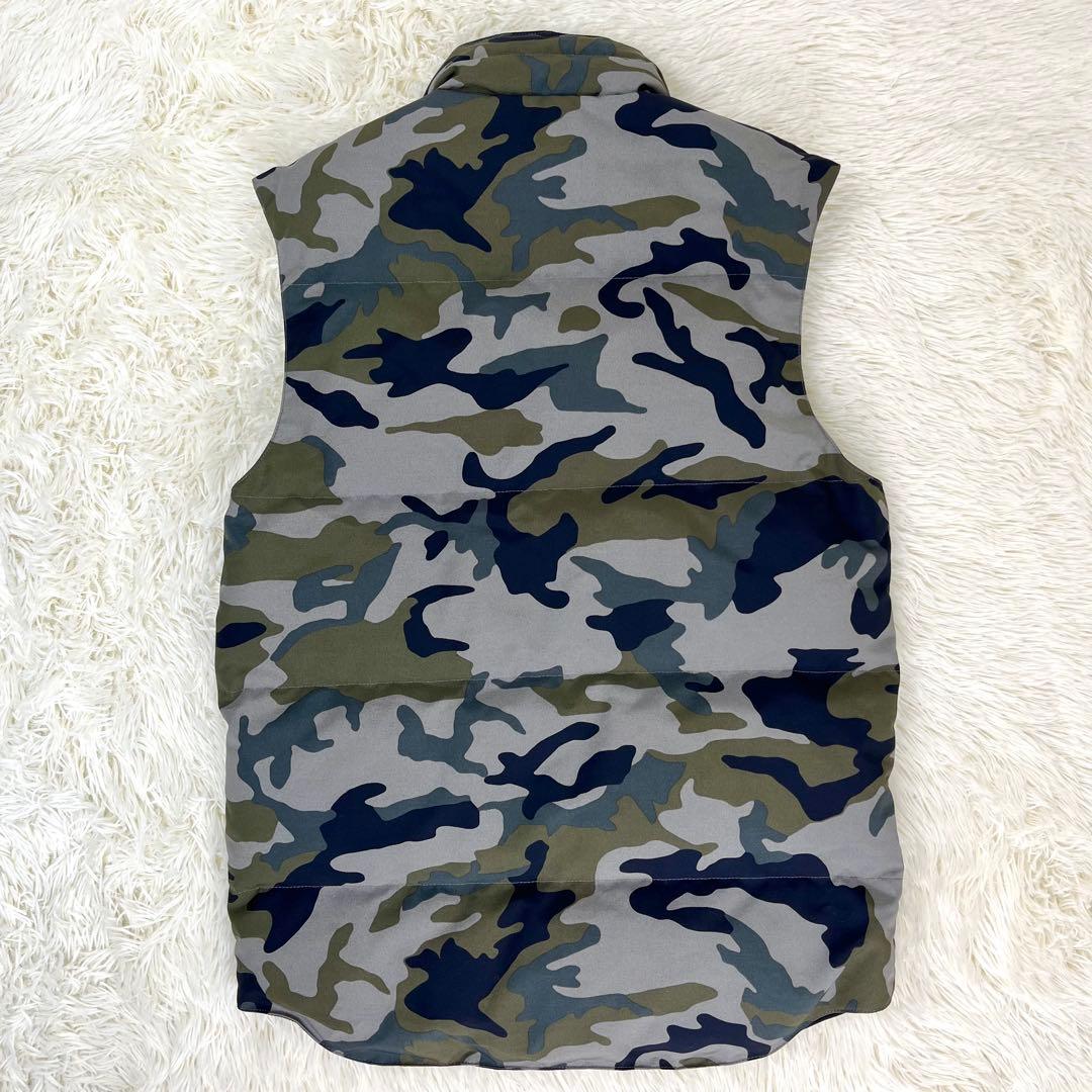 【激レア/美品】カナダグース ギャルソンベスト カモ柄 ミリタリー 迷彩 S
