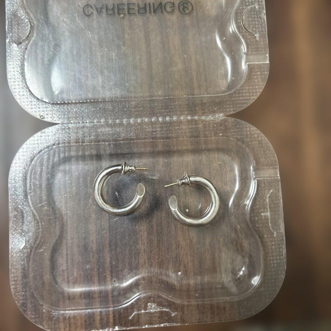 CAREERING 701 フープピアス シルバー ゴールド