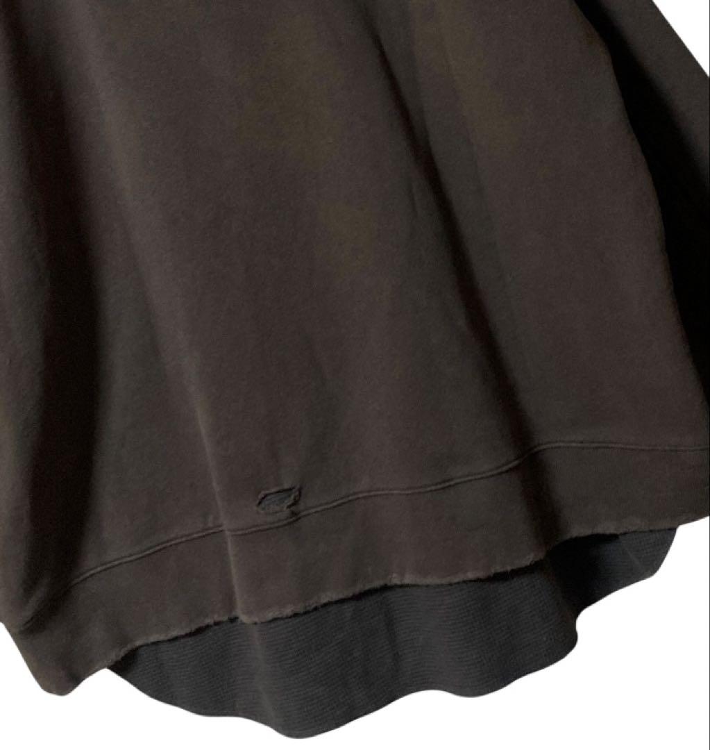 美品‼︎ ADAM PATEK ダメージ加工 スウェット トレーナー ワッフル重着