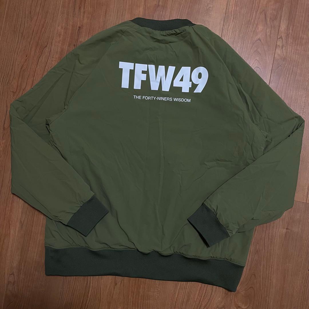 TFW49 プルオーバー　スニード　カーキ　オレンジ　XL ゴルフ