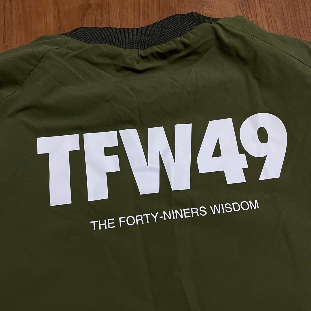 TFW49 プルオーバー　スニード　カーキ　オレンジ　XL ゴルフ