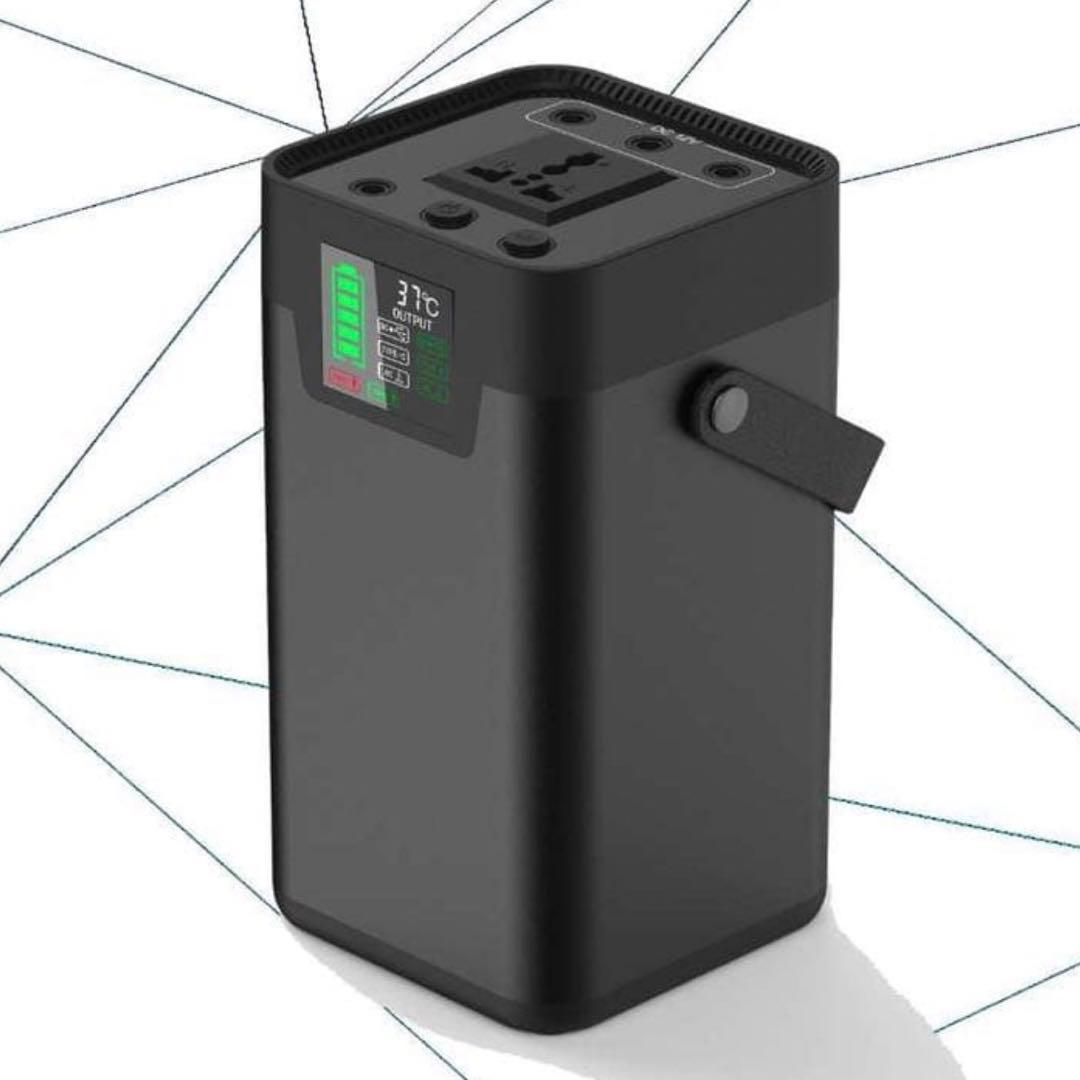 新品未使用★ポータブル電源54600mAh/200Wh (黒）純正弦波 蓄電池