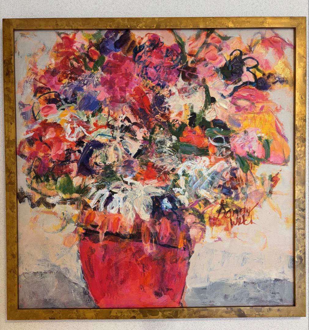 Francfranc SANDY WELCH アートボード フローラ ピンク