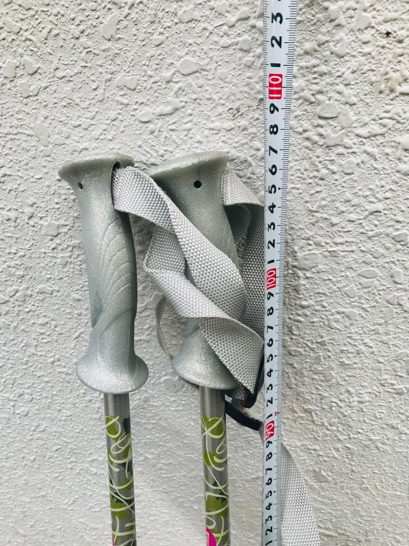 ☆レア☆roxy スキー板 150cm ＆ ビンディング ＆ ストック カモフラ