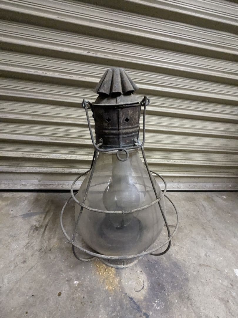 セ*カ様 クラシックオイルランタン　昭和レトロ　日本船燈製 船舶　アンティーク