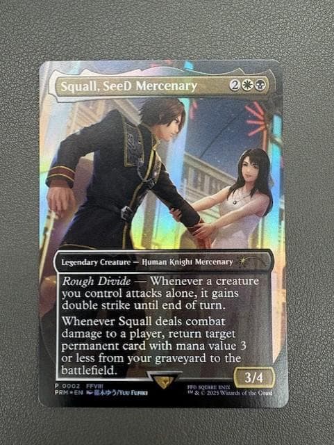 SeeDの傭兵、スコール　英語　プロモFoil