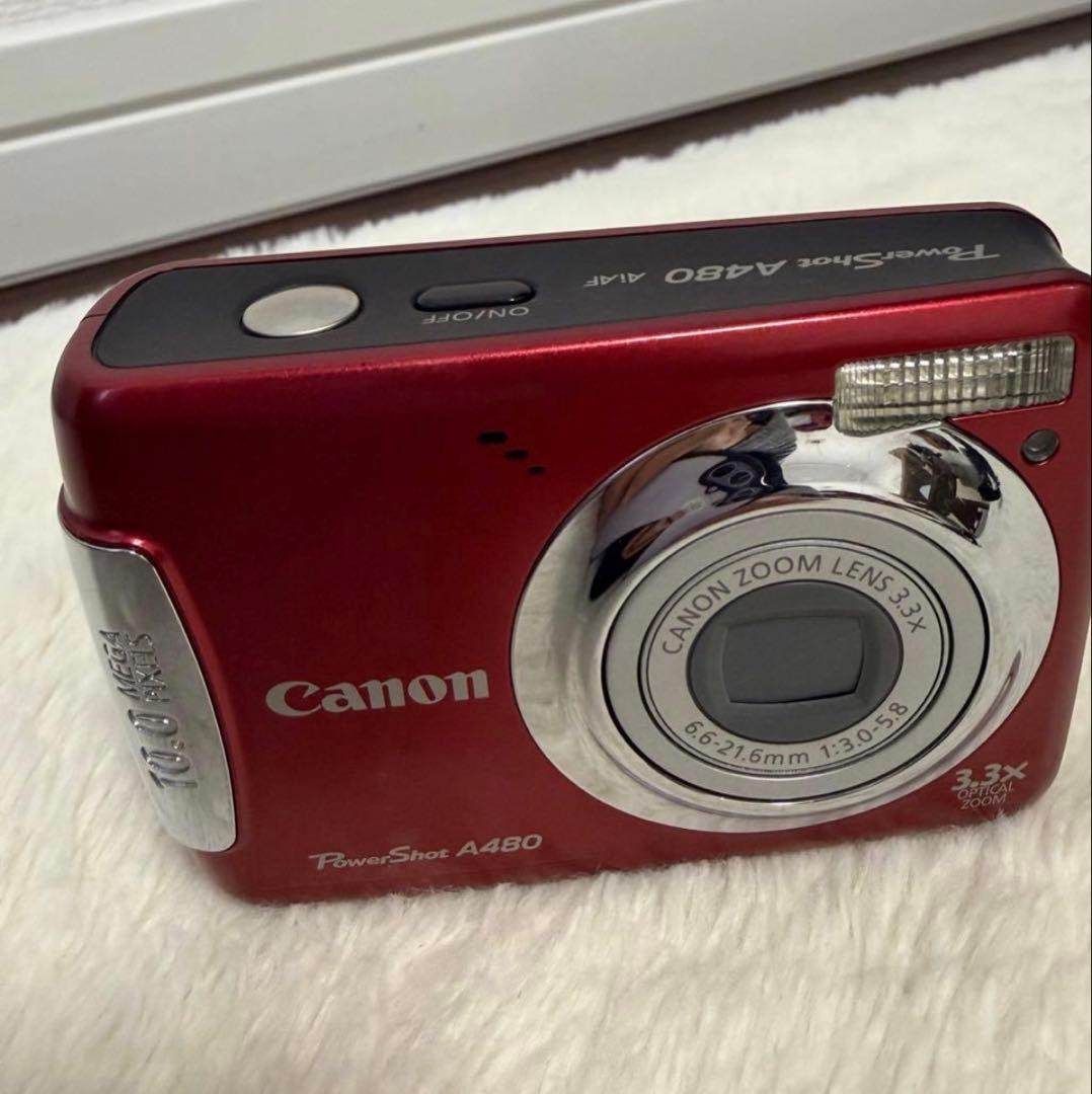 Canon PowerShot A480 赤