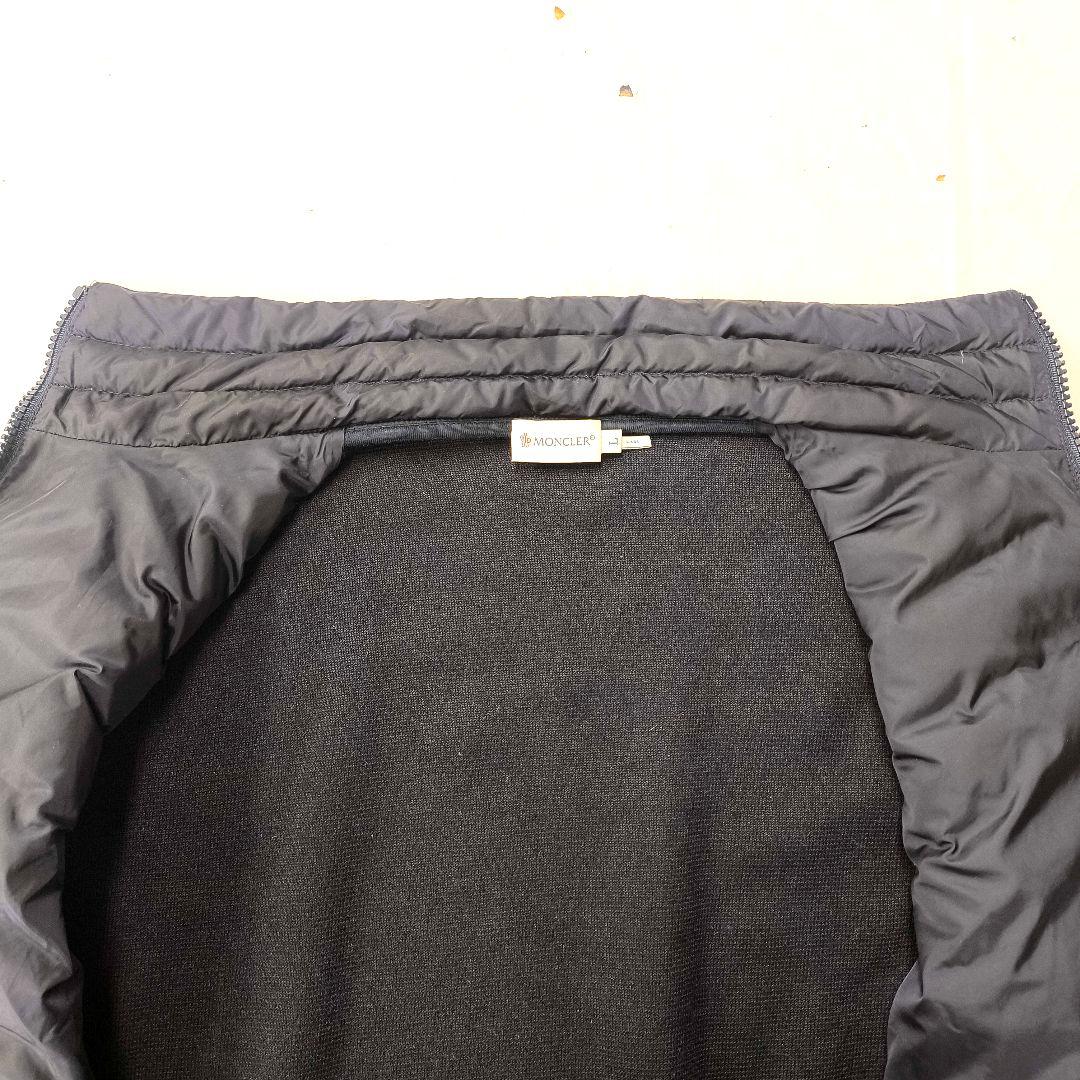 モンクレール L ダウン 切り替え ハイブリッド ジャケット カーディガン