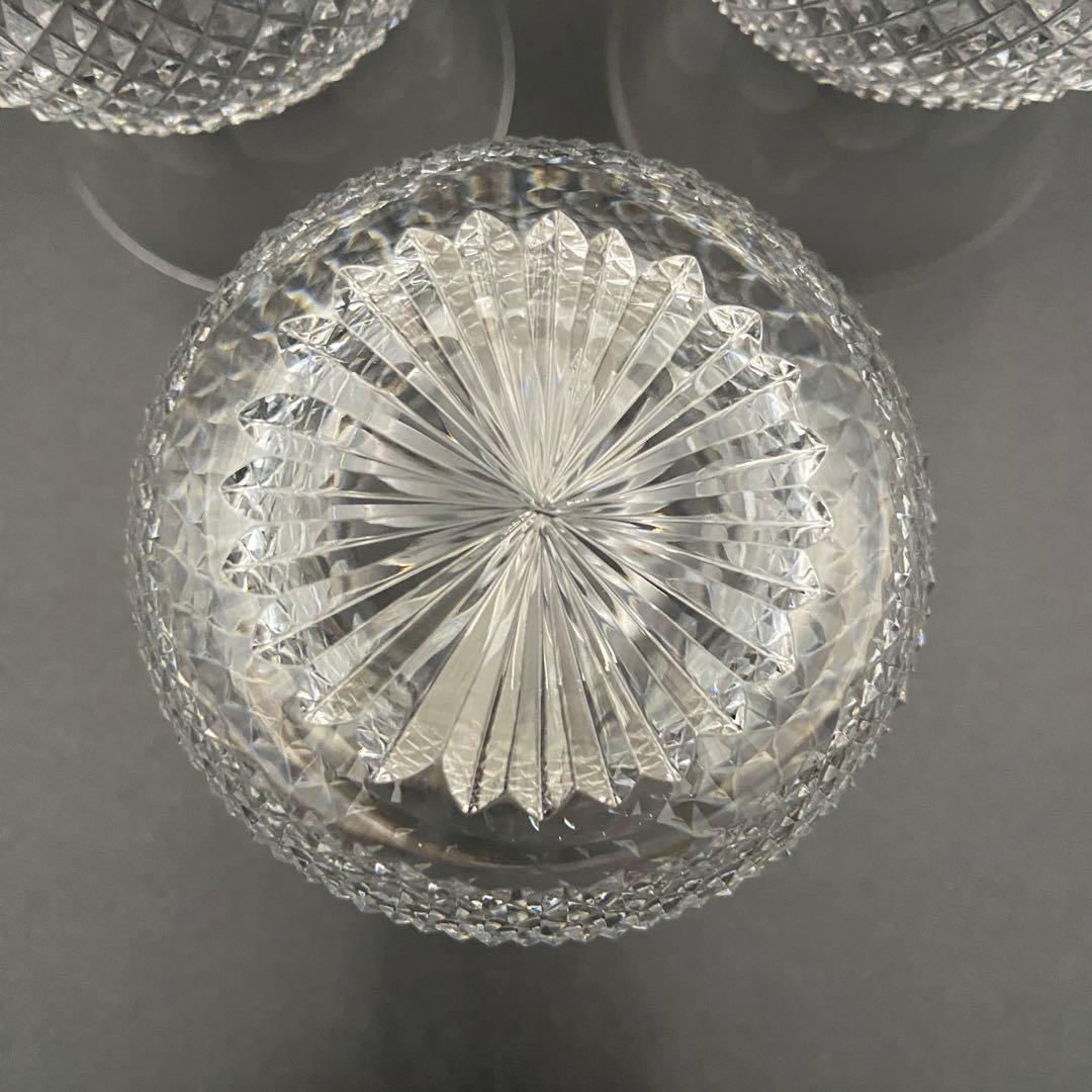 エジンバラ クリスタル アザミグラス 3客 ショットグラス ウィスキー 日本酒