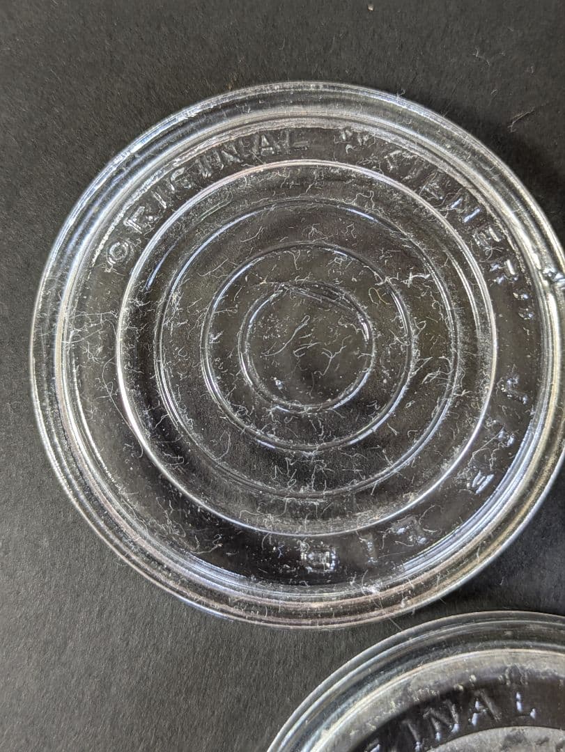 イギリス アンティーク キルナー KILNER ガラスジャー 大 3本セット