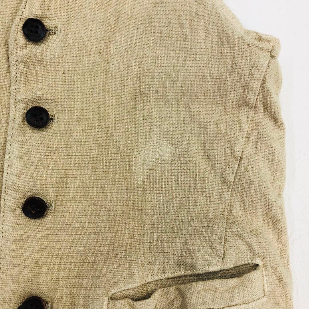 1439 BACKLASH バックラッシュ ベスト　スカル　髑髏　牛革　麻　M