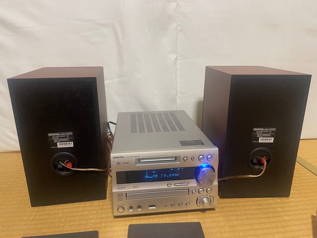 ONKYO ミニコンポ　FR-N7FX CD・MD・USB 動作確認済み　美品