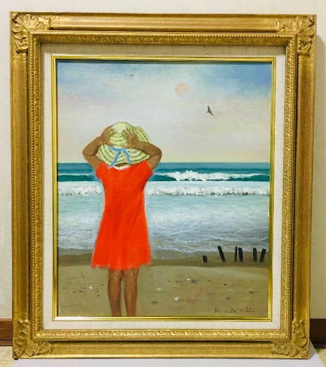 潮風　油絵　F8（455×380mm）