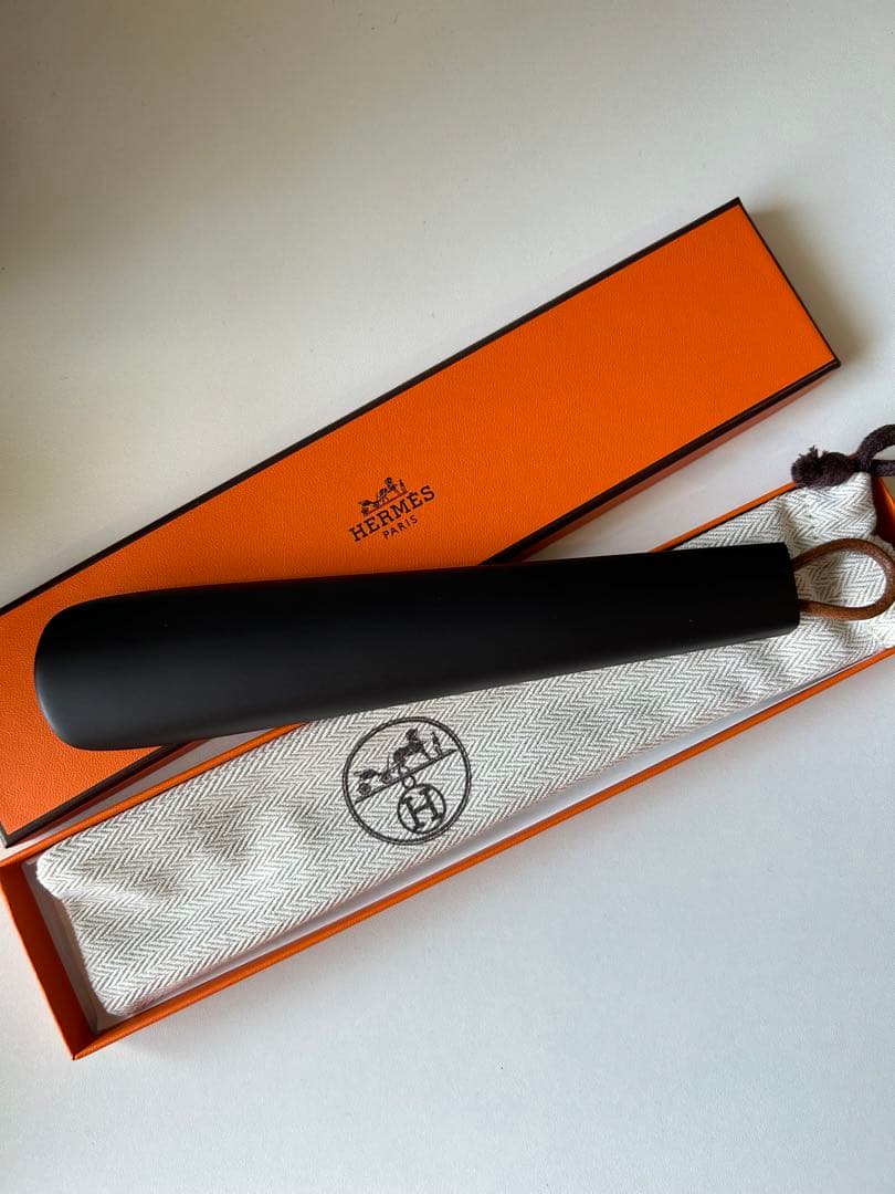 新品★HERMES エルメスシューホーン 黒