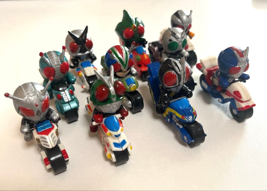 仮面ライダー ミニフィギュアセット 10体