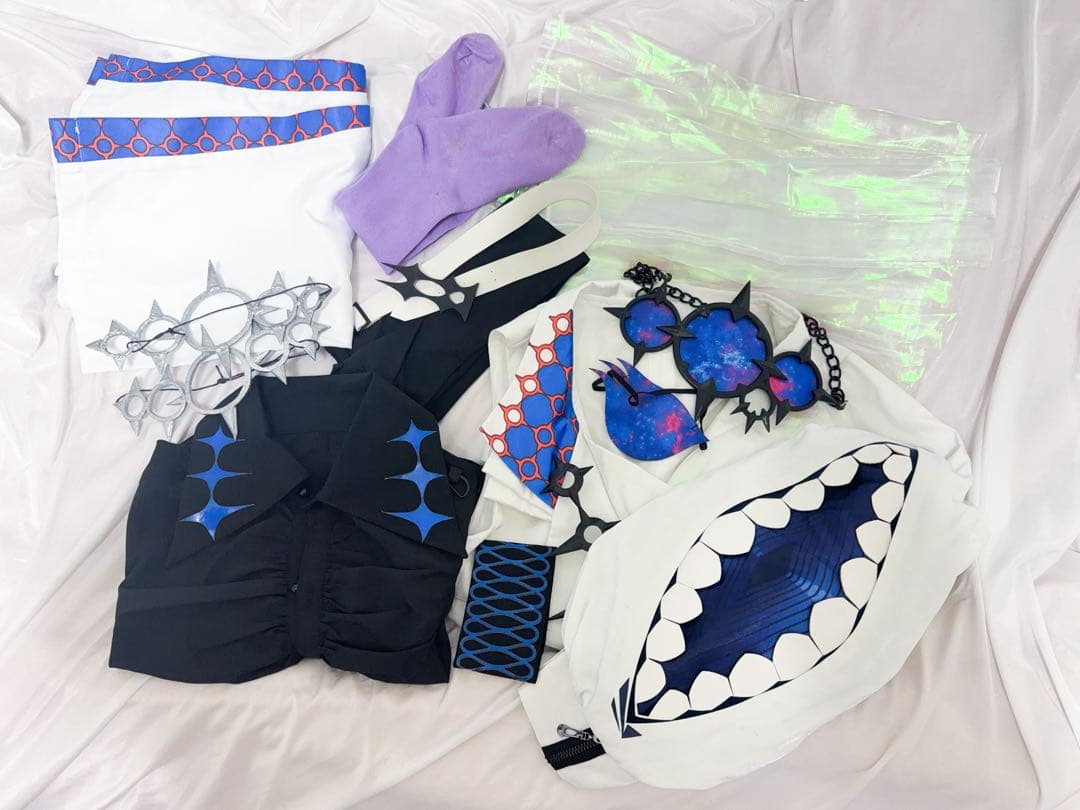 星導ショウ　変身後　衣装＋ウィッグ＋触手　コスプレ　にじさんじ