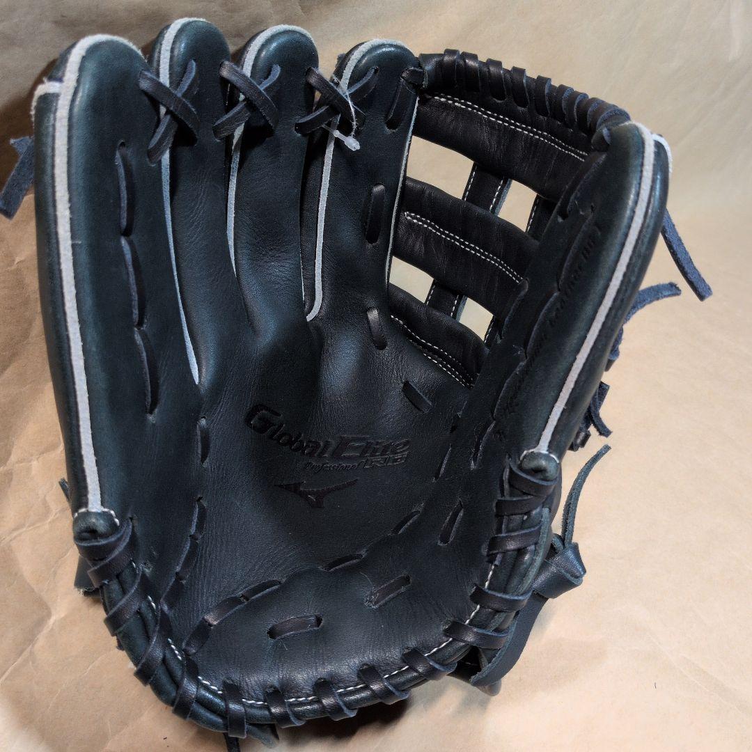 ミズノ:少年軟式グラブ:左投げ用:外野手:桑原将志モデル:サイズL:色グリーン系