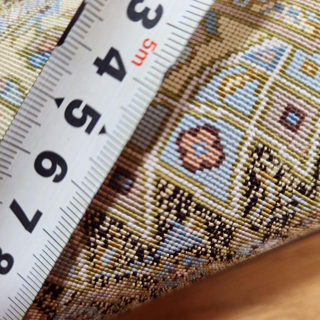 【ジャムシディ工房】クム産 オールシルク ペルシャ絨毯