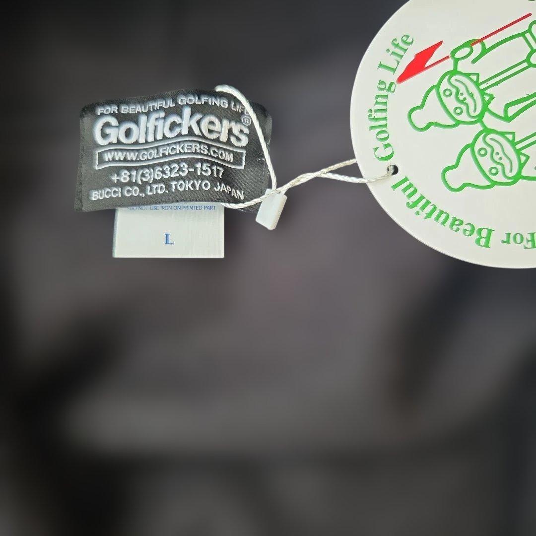 Golfickers ブラックフーディ L